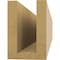 Ekena Millwork 4in. W x 6in. H x 36in. L Block Woodgrain TimberThane Rafter Tail, Primed Tan RFTUR04X06X36BLKRCPR - alternate 3
